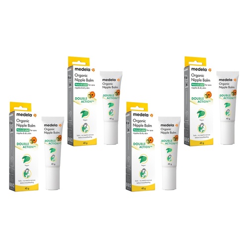 Medela Organic Nipple Balm 40g Pack of 4