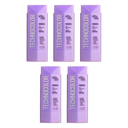 Bondi Sands Magenta Technocolor Self Tanning Face Serum 50mL Pack of 5