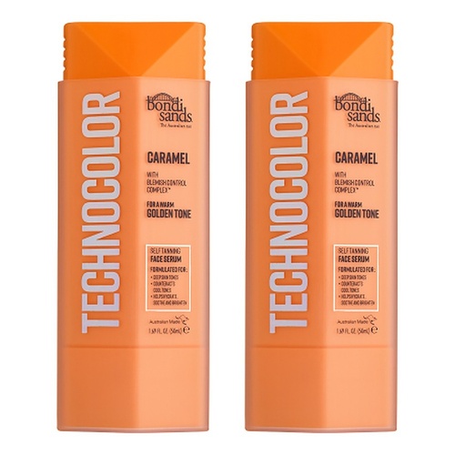 Bondi Sands Caramel Technocolor Self Tanning Face Serum 50mL Pack of 2