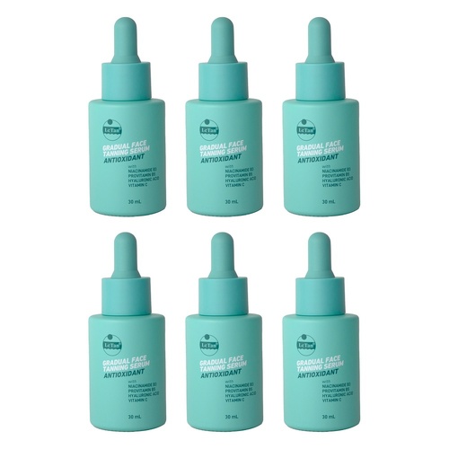 Le Tan Gradual Face Tanning Serum Antioxidant 30mL Pack of 6