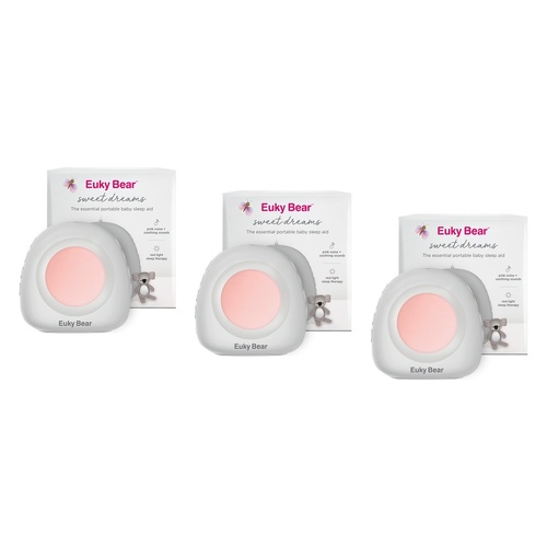 Euky Bear Sweet Dreams Portable Baby Sleep Aid Pack of 3