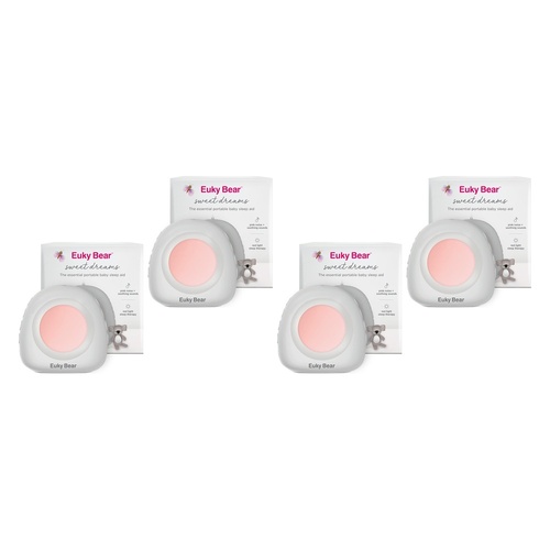 Euky Bear Sweet Dreams Portable Baby Sleep Aid Pack of 4