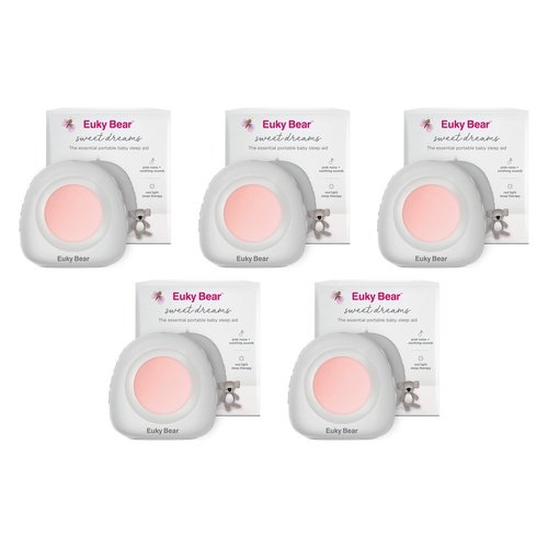 Euky Bear Sweet Dreams Portable Baby Sleep Aid Pack of 5