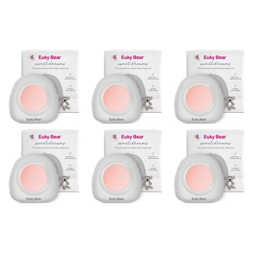 Euky Bear Sweet Dreams Portable Baby Sleep Aid Pack of 6
