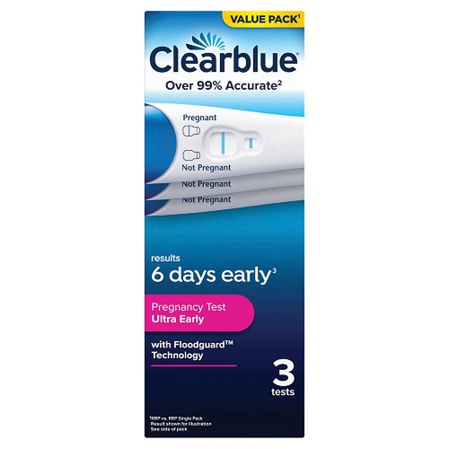 Clearblue Ultra Early Pregnancy Test 3 Pack