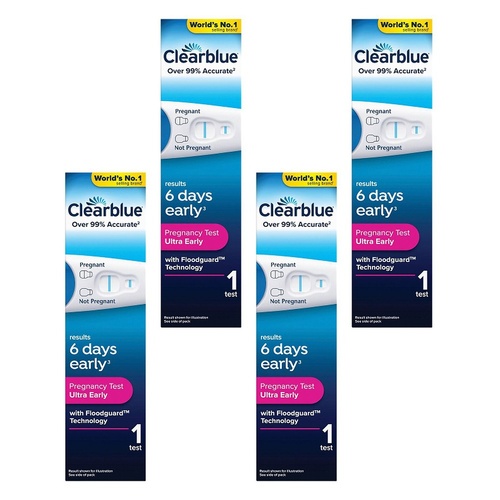 Clearblue Ultra Early Pregnancy Test Pack of 4