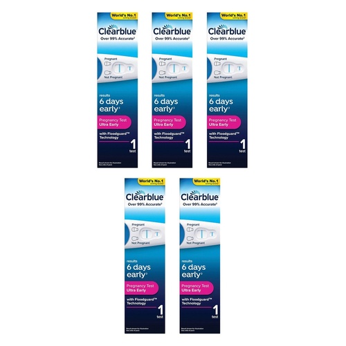 Clearblue Ultra Early Pregnancy Test Pack of 5