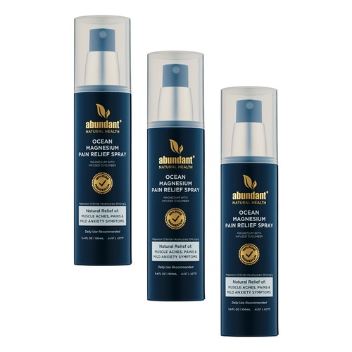 Abundant Ocean Magnesium Lotion 100mL Pack of 3