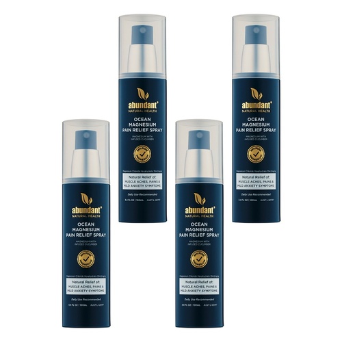 Abundant Ocean Magnesium Lotion 100mL Pack of 4