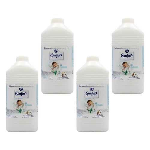 Comforts Fabric Conditioner Pure Natural Gentle & Mild 2L Pack of 4