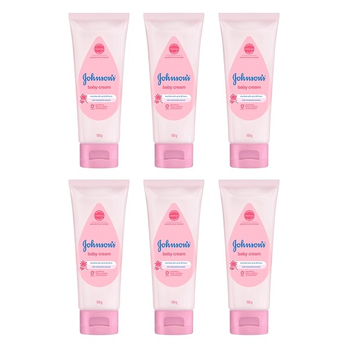 Johnson's Baby Cream 100g Pack of 6