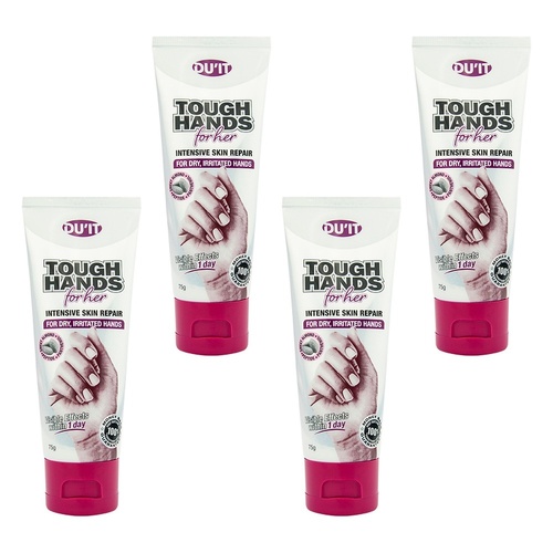 DU'IT Tough Hands for Her Intensive Hand Cream 75g Pack of 4
