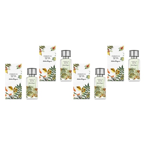 Ferragamo Foreste Di Seta Eau de Parfum 50mL Pack of 4