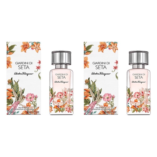 Ferragamo Giardini Di Seta Eau de Parfum 50mL Pack of 2