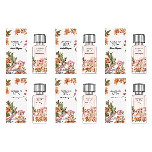 Ferragamo Giardini Di Seta Eau de Parfum 50mL Pack of 6