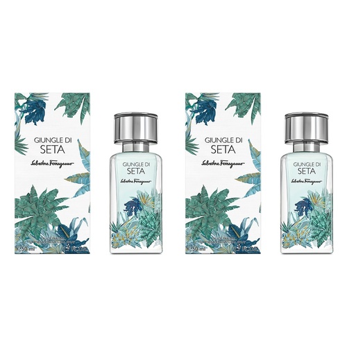 Ferragamo Giungle Di Seta Eau de Parfum 50mL Pack of 2
