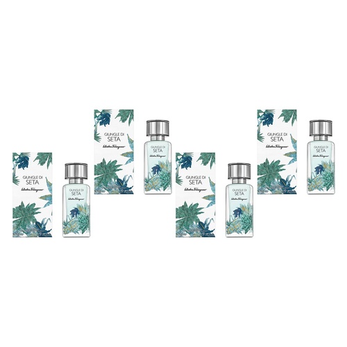 Ferragamo Giungle Di Seta Eau de Parfum 50mL Pack of 4