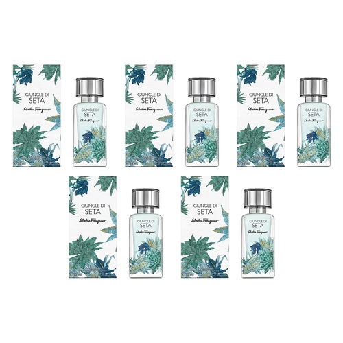 Ferragamo Giungle Di Seta Eau de Parfum 50mL Pack of 5