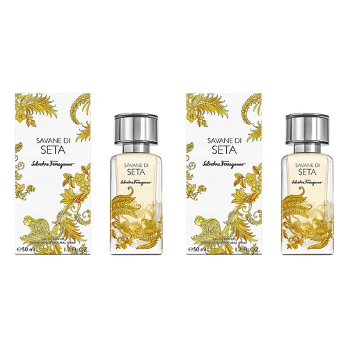 Ferragamo Savane Di Seta Eau de Parfum 50mL Pack of 2