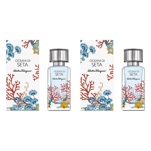 Ferragamo Oceani Di Seta Eau de Parfum 50mL Pack of 2