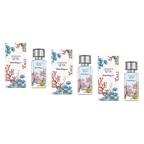 Ferragamo Oceani Di Seta Eau de Parfum 50mL Pack of 3