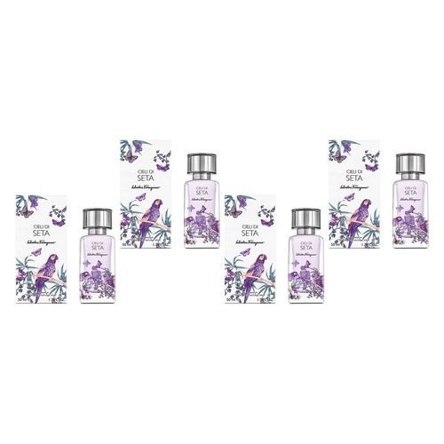 Ferragamo Cieli Di Seta EDP 50mL Pack of 4