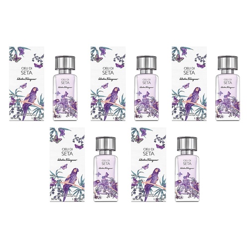 Ferragamo Cieli Di Seta EDP 50mL Pack of 5