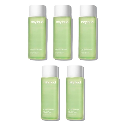Hey Bud AHA + Hemp Exfoliating Toner 150mL Pack of 5