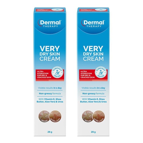 Dermal Therapy Very Dry Skin Cream 28g Pack of 2