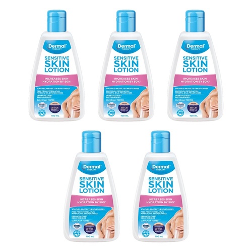 Dermal Therapy Sensitive Skin Lotion 100mL Pack of 5