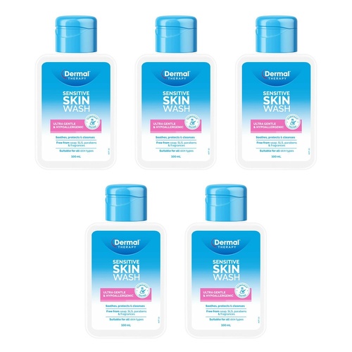 Dermal Therapy Sensitive Skin Wash 100mL Pack of 5