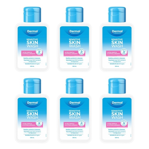 Dermal Therapy Sensitive Skin Wash 100mL Pack of 6