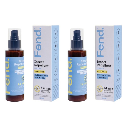 FEND Insect Repellent Lotion 120mL Pack of 2