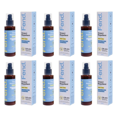FEND Insect Repellent Lotion 120mL Pack of 6