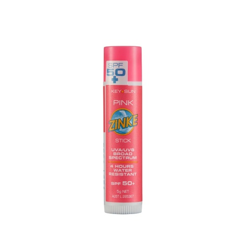 ZINKE SPF 50 Plus Pink Zinc Stick 5g Broad Spectrum
