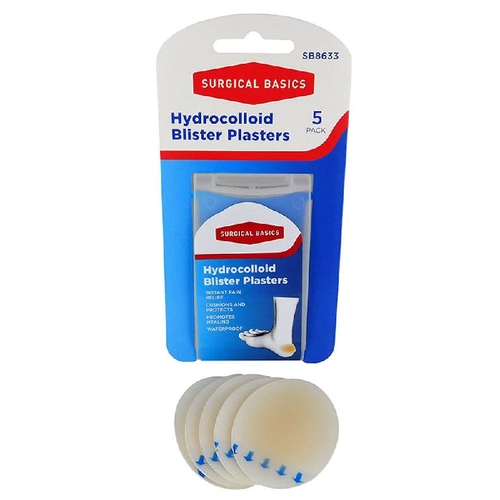 Surgical Basics Hydrocolloid Blister Plaster 44 X 69mm Pack of 5