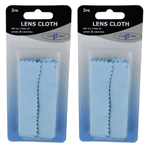 Goodthings Microfibre Lens Cloth Twin Pack for Glasses Cameras Screens