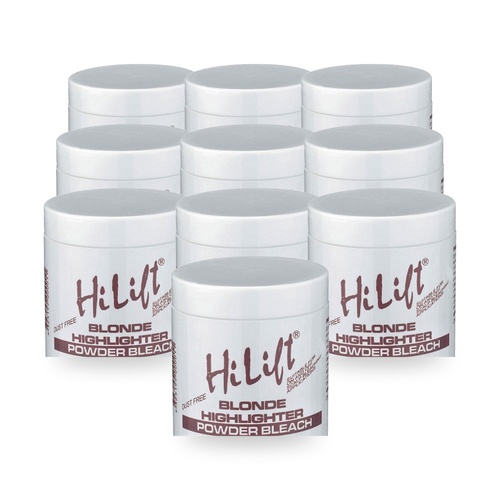 Hi Lift Blonde Highlighter Powder Bleach 150g White Pack of 10