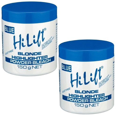 Hi Lift Blonde Highlighter Powder Bleach 150g Blue 2 Pack