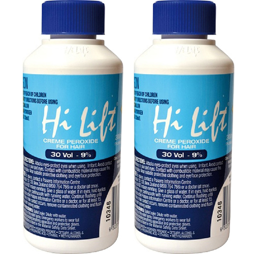 Hi Lift Creme Peroxide 30 Vol 200ml x2 Twin Pack