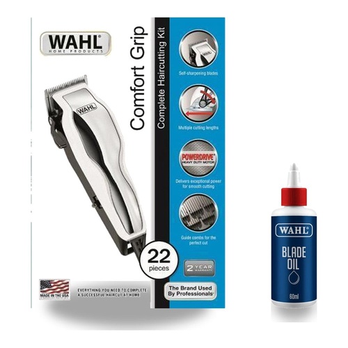 Wahl Comfort Grip Complete Haircutting Kit + Blade Oil Care Kit