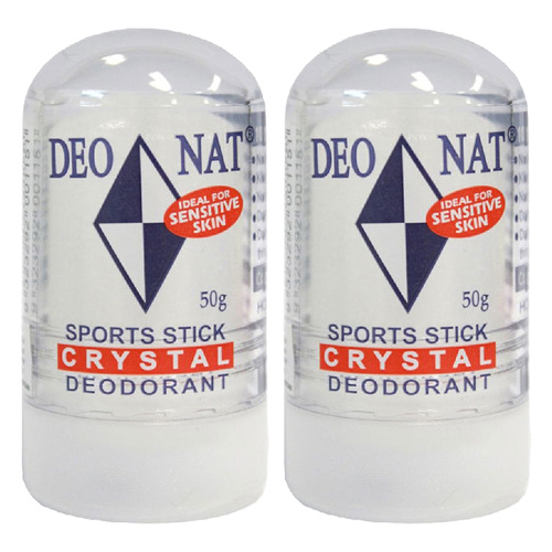 Deonat Sports Stick Crystal Deodorant 50g Pack of 2