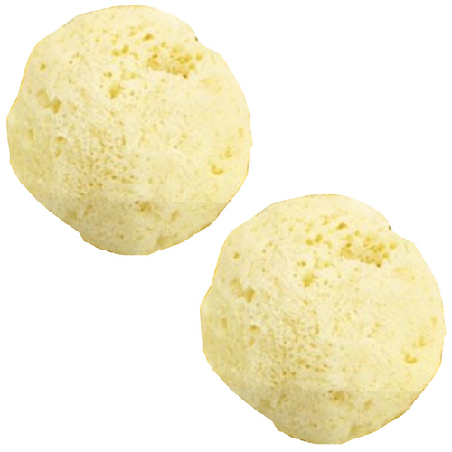 Medsponge Natural Sea Sponge Yellow Approx 7cm Pack of 2