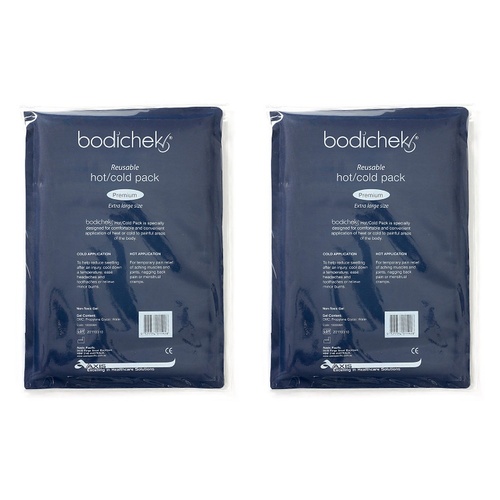 Bodichek Reusable Hot/Cold Gel Pack Large 28x18cm Bundle of 2