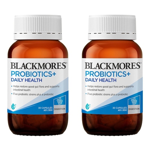 Blackmores Probiotics+ Daily Health 30 Capsules Pack of 2