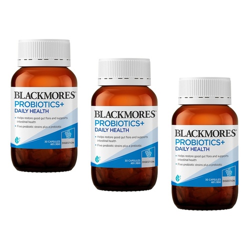 Blackmores Probiotics+ Daily Health 30 Capsules Pack of 3
