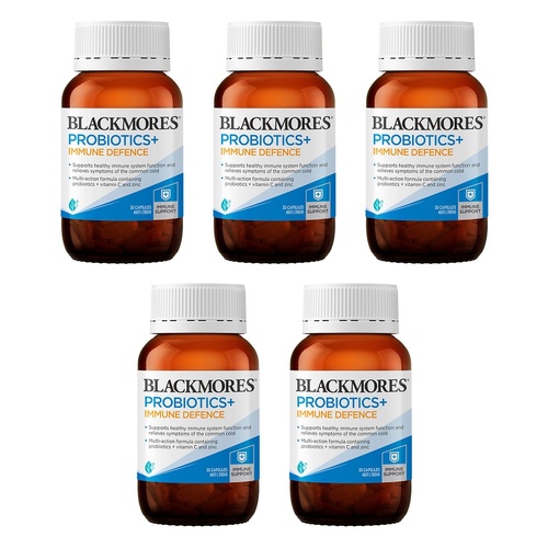 Blackmores Probiotics+ Immune Defence 30 Capsules Pack of 5