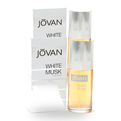 Jovan White Musk for Men Eau De Cologne EDC Spray 88ml Pack of 2