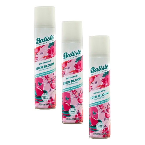 Batiste Eden Bloom Dry Shampoo 200mL Pack of 3
