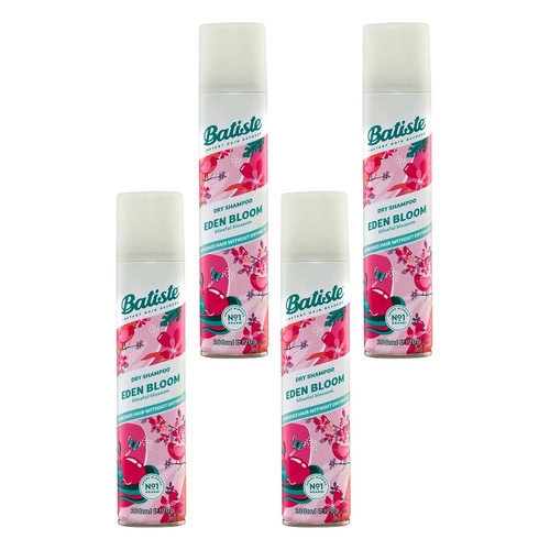 Batiste Eden Bloom Dry Shampoo 200mL Pack of 4